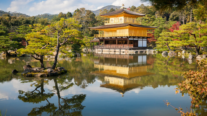 Kyoto, den gyllene paviljongen