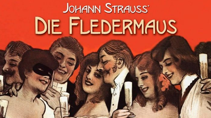 På nyårsdagen ser vi Johan Strauss komiska operett Läderlappen på Semperoper.