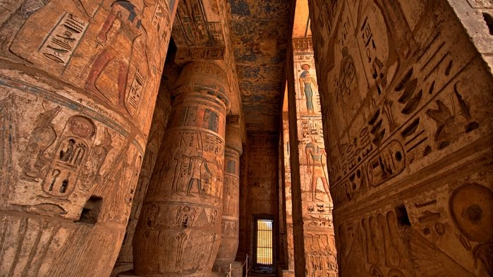 Ramses III tempel Medinet Habu